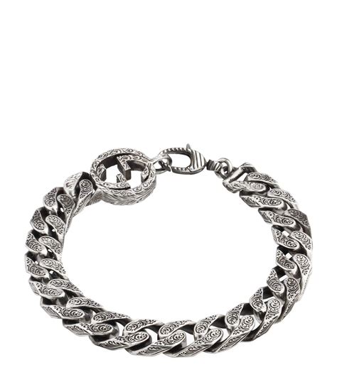 silver chain bracelet gucci|gucci bracelets cheapest.